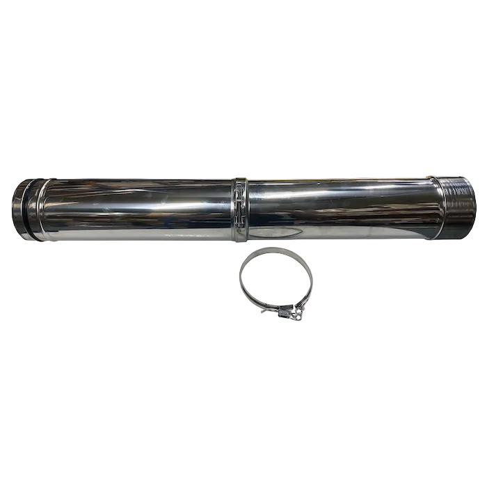 Sapphire Adjustable Vertical Flue Extension (c/w Locking Band)