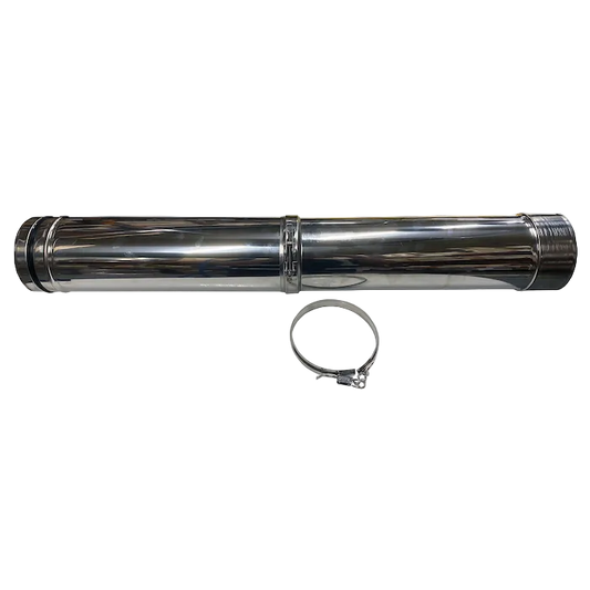 Sapphire Adjustable Vertical Flue Extension (c/w Locking Band)