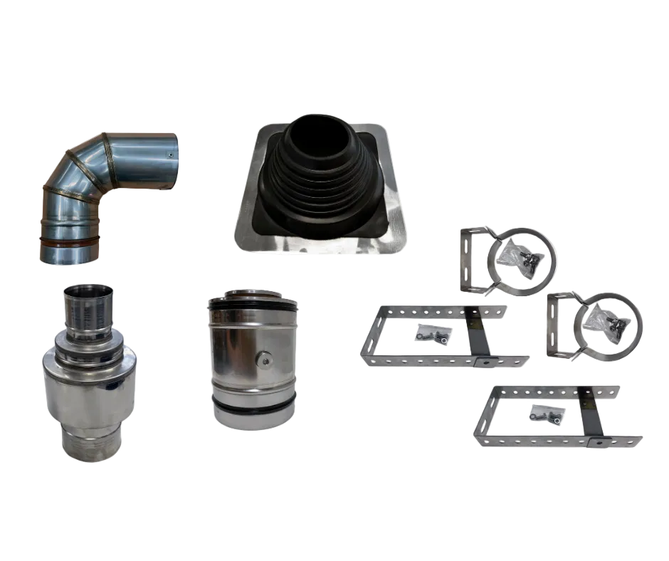 Flat Roof Vertical Flue Kit Starter Kit