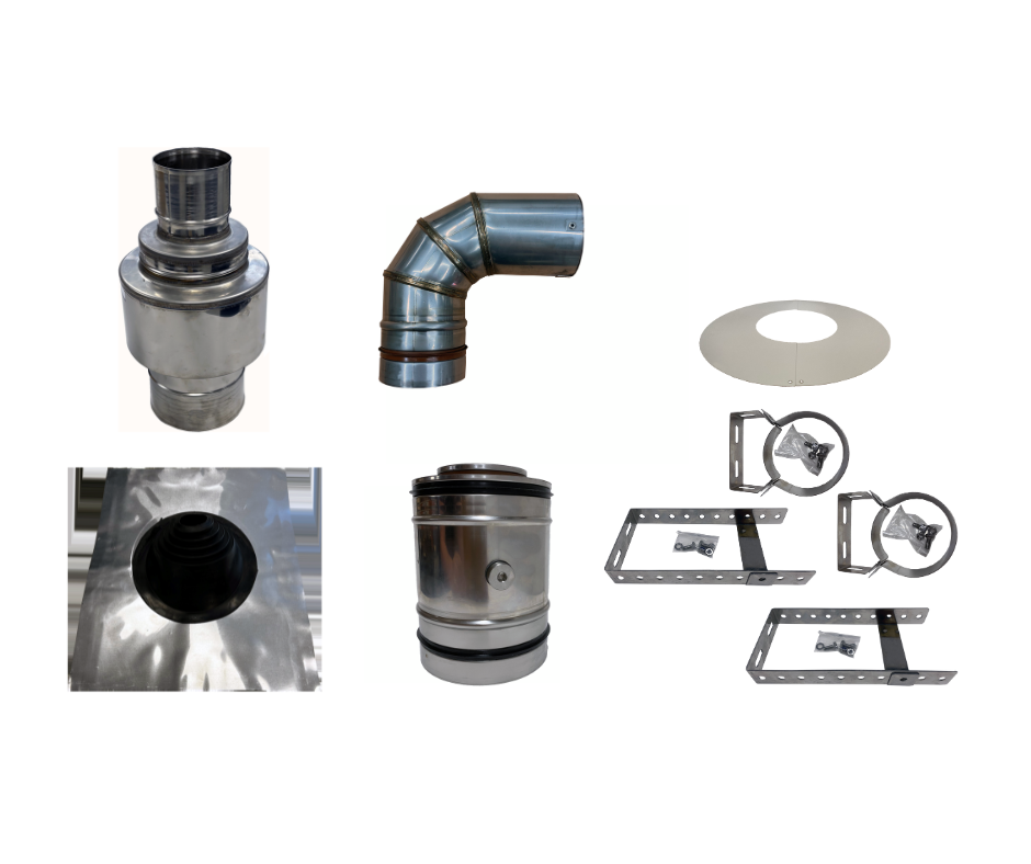 Pitched Roof Starter Kit High Level Top Exit Vertical Terminal