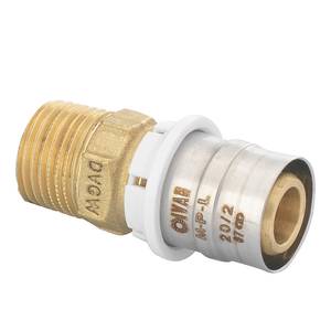 Ivar m p leak male fitting mlcp mutilayer