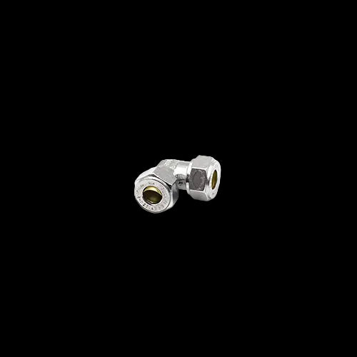PrimaPlus Chrome Compression elbow