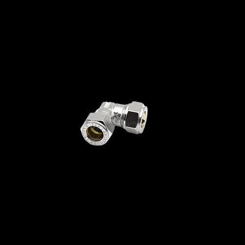 PrimaPlus Chrome Compression elbow