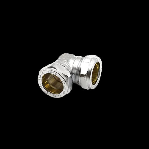 PrimaPlus Chrome Compression elbow
