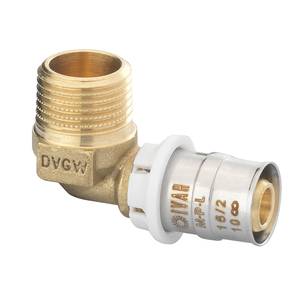 IVAR M P Leak Fitting Angled Male