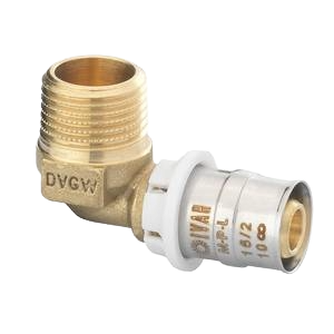 IVAR M P Leak Fitting Angled Male