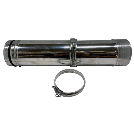 Sapphire Adjustable Vertical Flue Extension (c/w Locking Band)