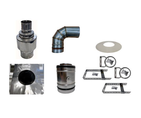 Pitched Roof Starter Kit High Level Top Exit Vertical Terminal