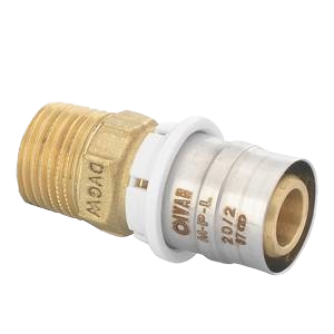 IVAR M P Leak Fitting Straight Male